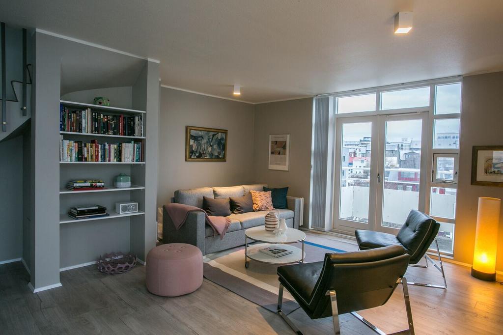 Apartament Penthouse Downtown With Free Parking Reykjavík Zewnętrze zdjęcie